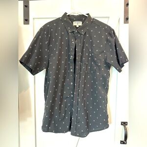 Men’s Billabong L black casual button down shirt